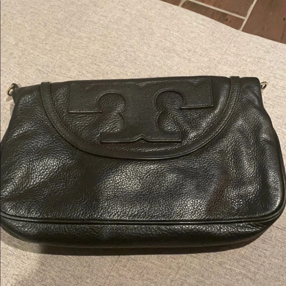 Tory Burch Black Leather Crossbody Bag